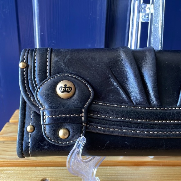 Juicy Couture Y2K Black Leather Wallet - Picture 3 of 14
